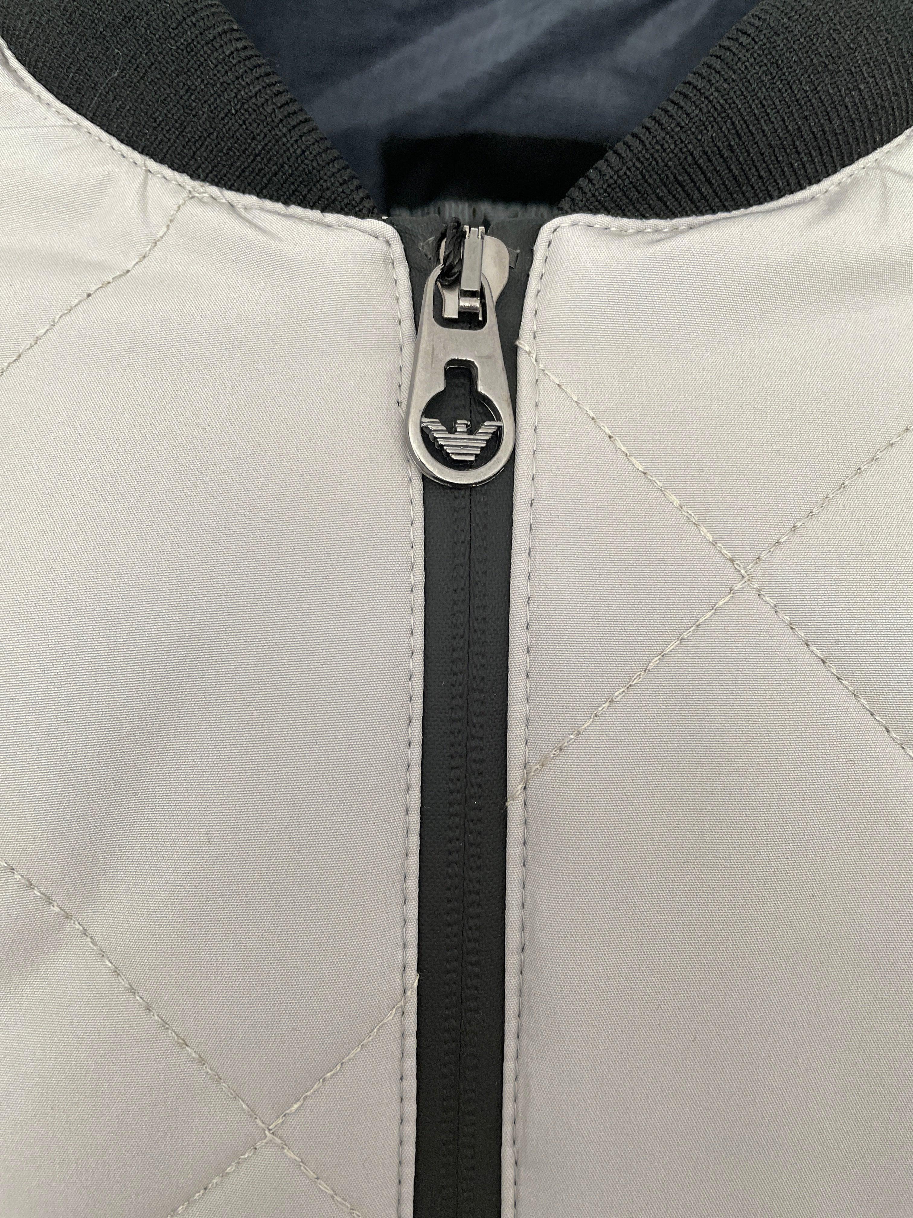 Emporio Armani Ea7 Men's Grey Bomber Jacket