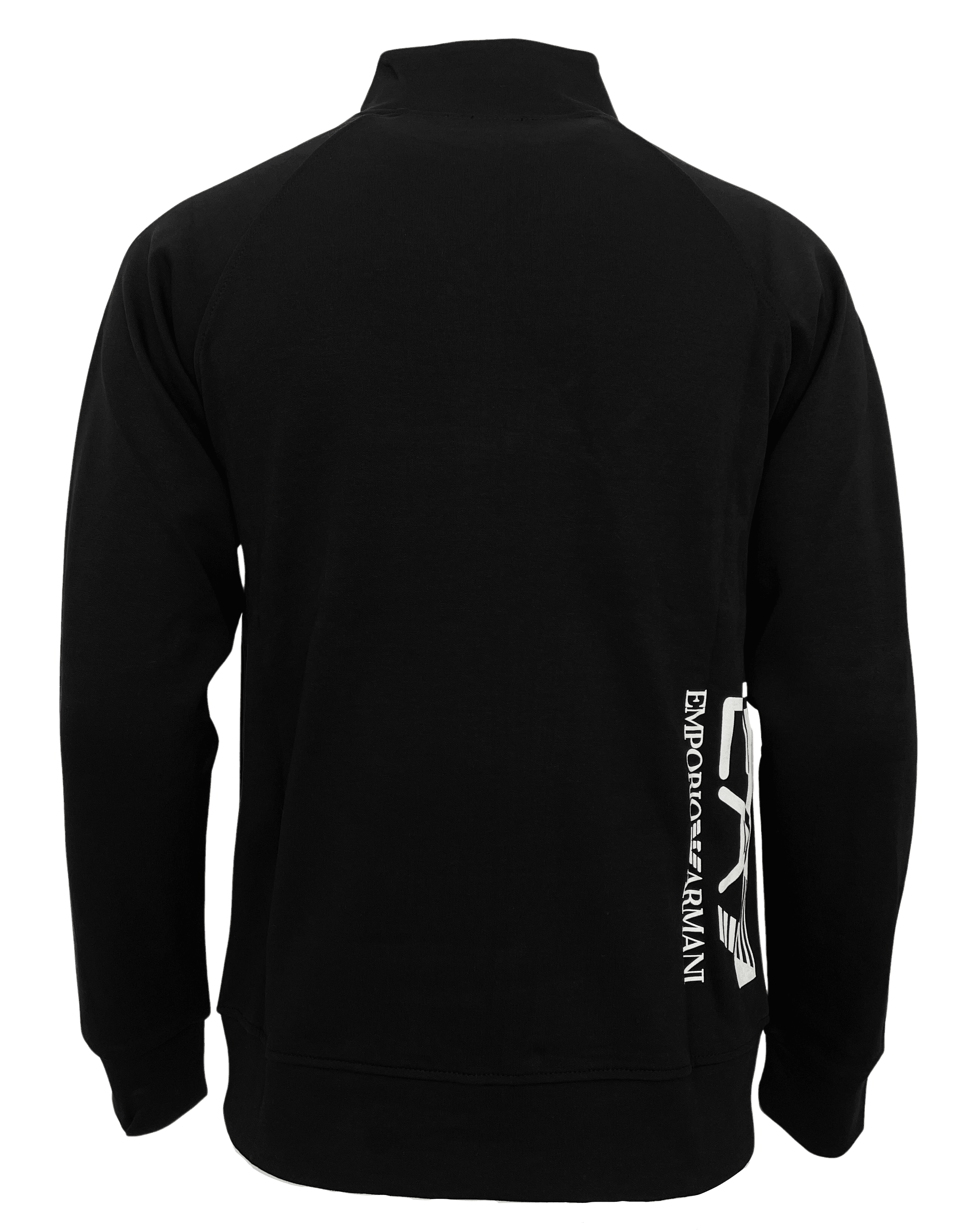 Emporio Armani EA7 Men Black Tracksuit 100% Cotton