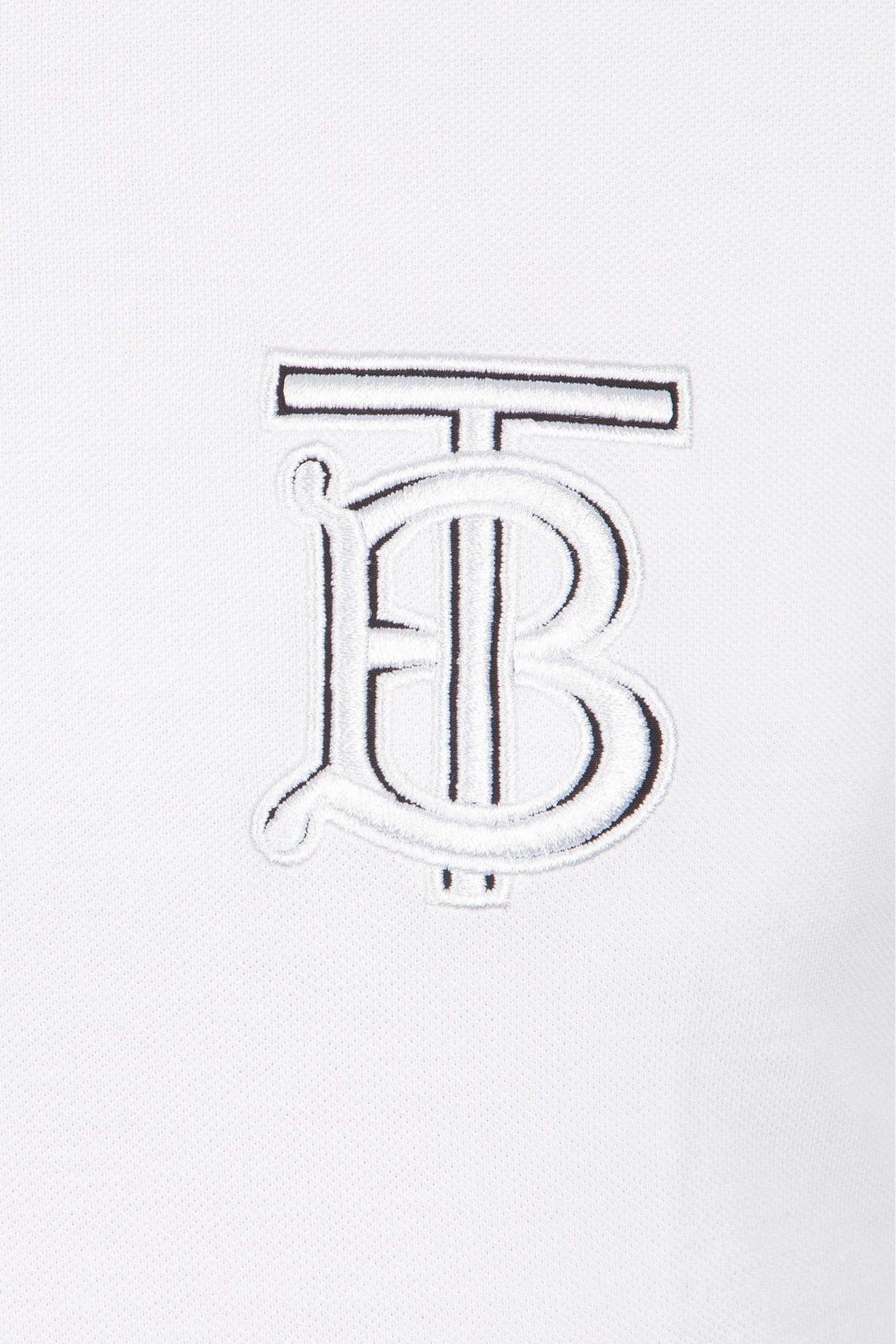 Burberry Men's Polo Shirt In White