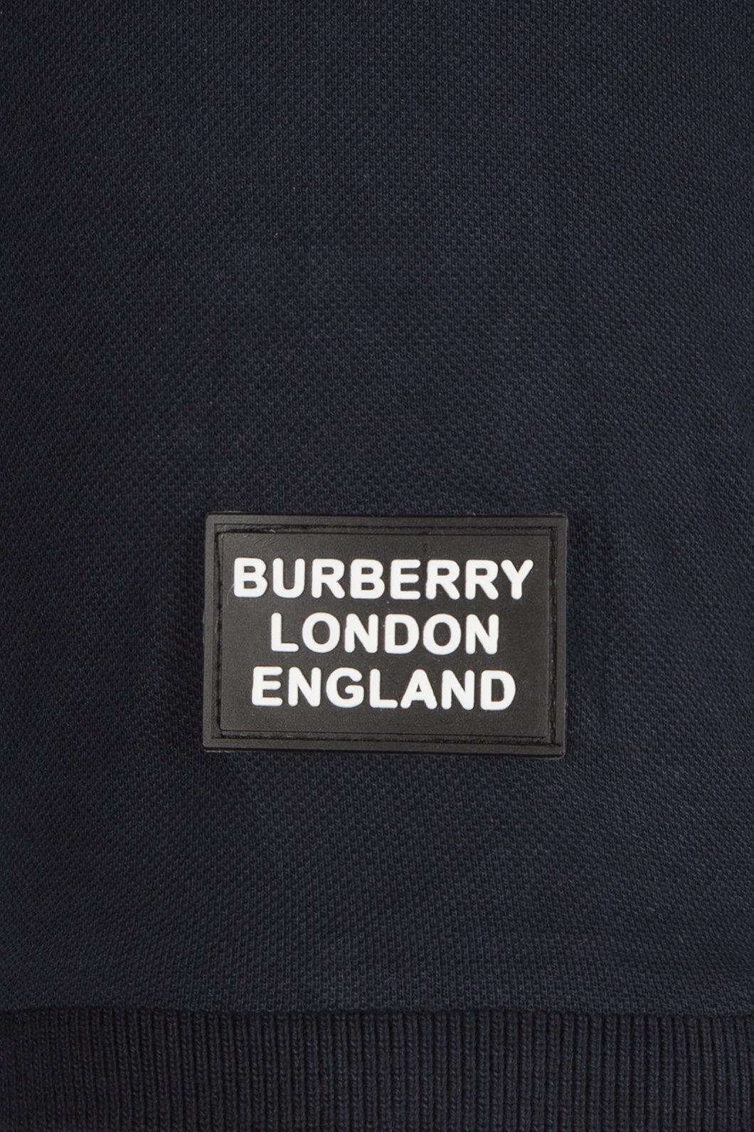 Burberry Men's Polo Shirt In Navy