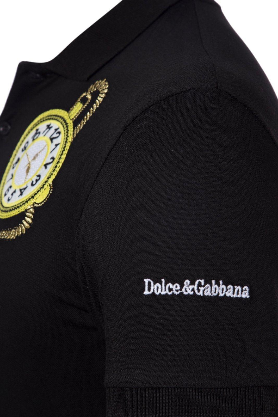 Dolce & Gabbana Men's Polo Shirt In Black