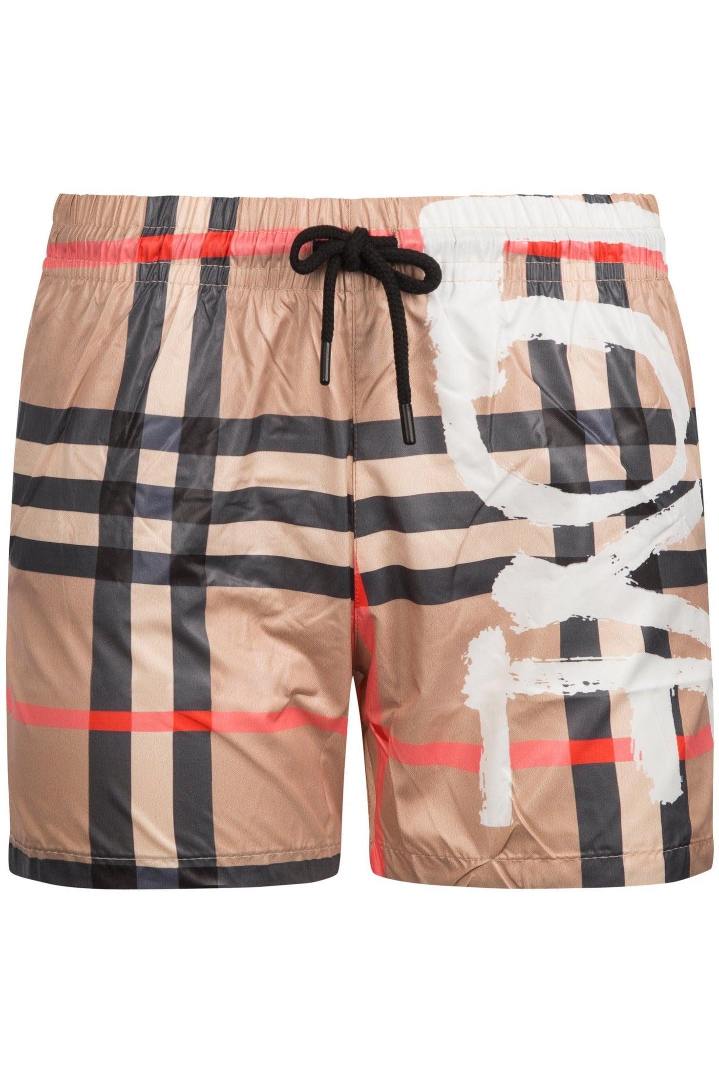 Burberry Men's Swim Shorts In Beige