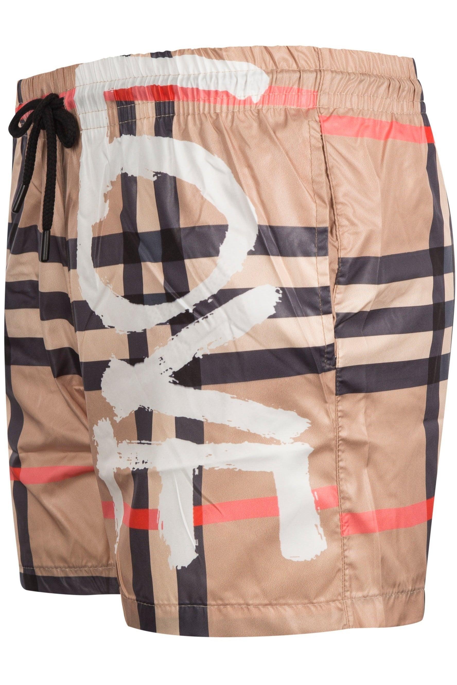 Burberry Men's Swim Shorts In Beige