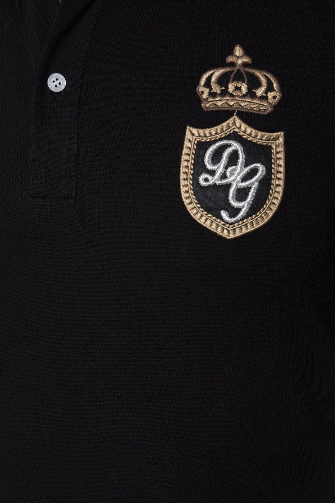 Dolce&Gabbana Men's Polo Shirt In Black